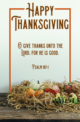 Happy Thanksgiving Bulletin (Pkg 100) Thanksgiving By Broadman Church Supplies Staff (Contribution by) Cover Image