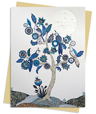 Alexandra Milton: Silver Tree of life with Four White-throated Magpies Greeting Card Pack: Pack of 6 (Greeting Cards)