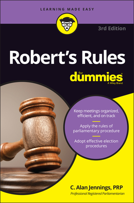 Robert's Rules for Dummies Cover Image