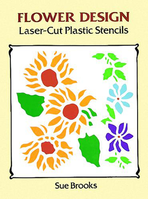 Flower Design Laser-Cut Plastic Stencils Cover Image