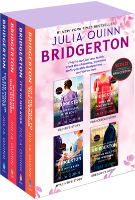 Bridgerton Boxed Set 5-8: To Sir Phillip, With Love / When He Was Wicked / It's in His Kiss / On the Way to the Wedding By Julia Quinn Cover Image