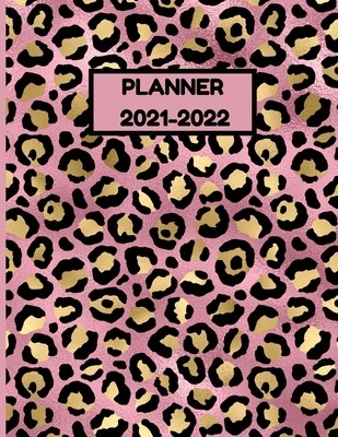 Planner 2021-2022: Daily & Monthly Planner Jan 2021 - Dec 2022 With Calendars, Best Leopard Cheetah Print Cover, Planner Diary with Holid By Cheetahly Planners Cover Image