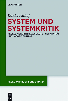 System und Systemkritik (Hegel-Jahrbuch Sonderband #11) Cover Image