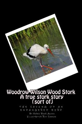 Woodrow Wilson Woodstork A true stork story (sort of): the saving of an endangered bird By Roy Sabean (Illustrator), Karen Baer Aiken Cover Image