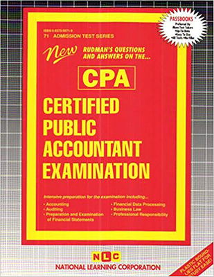 Certified Public Accountant Examination (CPA) (Admission Test Series #71) By National Learning Corporation Cover Image