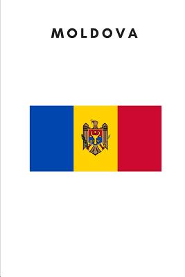 Moldova: Country Flag A5 Notebook to write in with 120 pages Cover Image