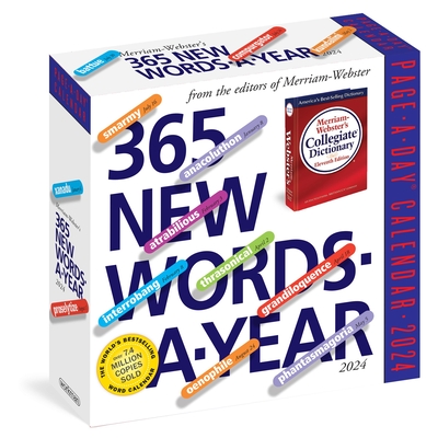 365 New Words-A-Year Page-A-Day Calendar 2024: From the Editors of Merriam-Webster By Workman Calendars, Merriam-Webster (Compiled by) Cover Image