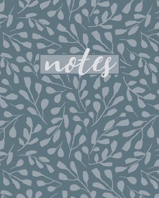 Notes: Blue Foliage Notebook By Rain and Shine Design Co Cover Image