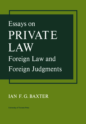 Essays on Private Law: Foreign Law and Foreign Judgments (Heritage) Cover Image