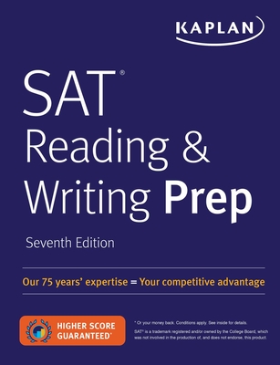 SAT Reading & Writing Prep (Kaplan Test Prep) Cover Image