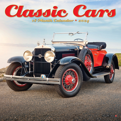 Classic Cars 2024 7 X 7 Mini Wall Calendar Cover Image