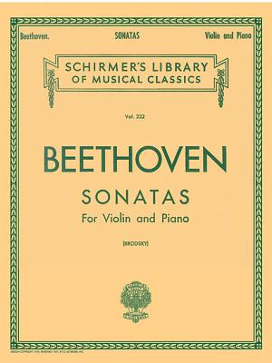 Sonatas (Complete): Schirmer Library of Classics Volume 232 Violin and Piano Cover Image