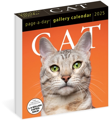 Cat Page-A-Day Gallery Calendar 2025: A Delightful Gallery of Cats for Your Desktop Cover Image