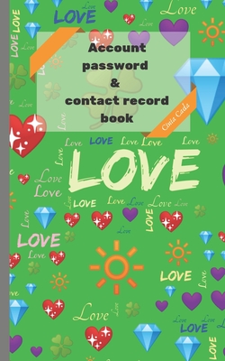 Account password & contact record book (Love #2) Cover Image