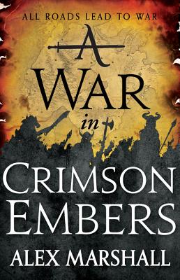 Cover for A War in Crimson Embers (The Crimson Empire #3)