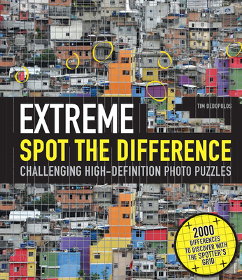Extreme Spot the Difference: Challenging High-Definition Photo Puzzles-Includes a Unique Transparent Plastic Spotters Grid (Y)