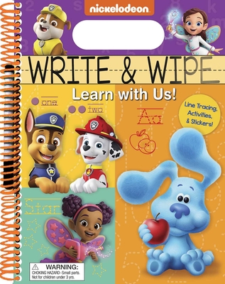 Nickelodeon: Write and Wipe: Learn with Us! By Editors of Studio Fun International Cover Image