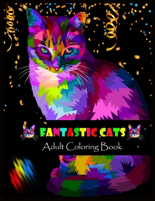 Colorful Cats: Stress-Relieving Cat Coloring Book