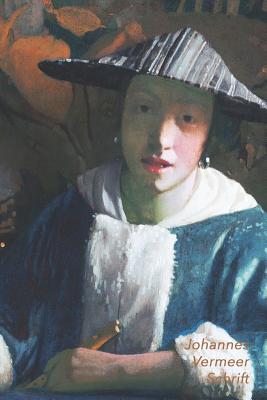 Johannes Vermeer Schrift: Meisje met de Fluit Ideaal Voor School, Studie, Recepten of Wachtwoorden Stijlvol Notitieboek voor Aantekeningen Artis By Studio Landro Cover Image