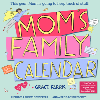Cover for Mom's Family Wall Calendar 2023