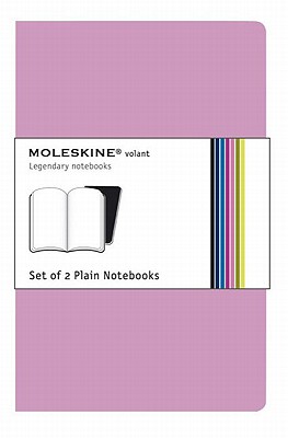 Moleskine Volant Notebook (Set of 2 ), Pocket, Plain, Pink Magenta, Magenta, Soft Cover (3.5 x 5.5) (Volant Notebooks)