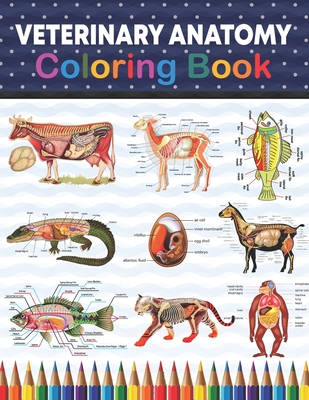 Veterinary Anatomy Coloring Book: Incredibly Detailed Self-Test Veterinary Anatomy Coloring Book for Animal Anatomy Students Veterinary Anatomy self t Cover Image