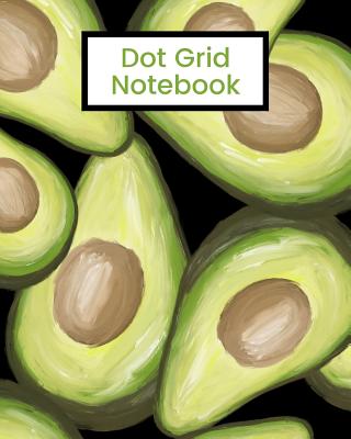 Dot Grid Notebook: Avocado; 100 sheets/200 pages; 8 x 10 By Atkins Avenue Books Cover Image