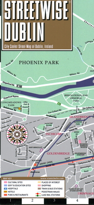 Streetwise Dublin Map - Laminated City Center Street Map of Dublin, Ireland Cover Image