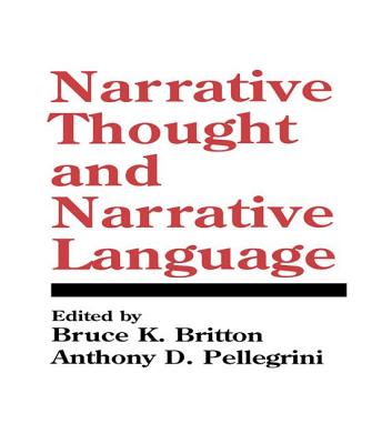 Narrative Thought and Narrative Language (Cog Studies Grp of the Inst for Behavioral Research at Uga) Cover Image
