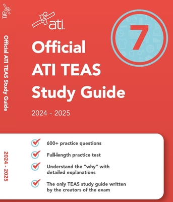 Official Ati Teas Study Guide 7 (2024-2025 Edition) Cover Image