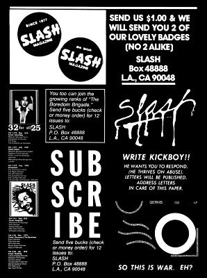 Slash: A Punk Magazine from Los Angeles: 1977-1980