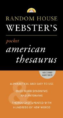 Random House Webster's Pocket American Thesaurus By Random House (Manufactured by) Cover Image