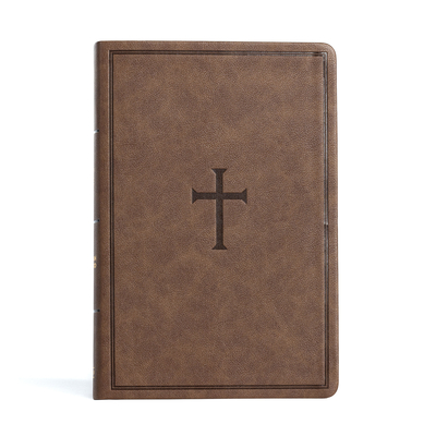 CSB Giant Print Reference Bible, Brown LeatherTouch By CSB Bibles by Holman Cover Image