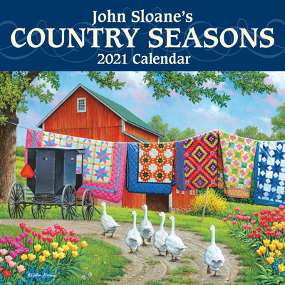 John Sloane's Country Seasons 2021 Mini Wall Calendar Cover Image