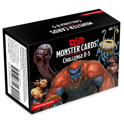 Dungeons & Dragons Spellbook Cards: Monsters 0-5 (D&D Accessory) Cover Image
