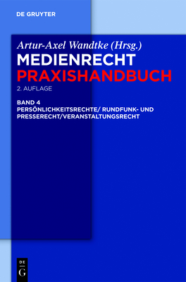 Rundfunk- und Presserecht/Veranstaltungsrecht/Schutz von Persönlichkeitsrechten Cover Image