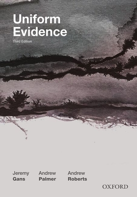 Uniform Evidence By Jeremy Gans, Andrew Palmer, Andrew Roberts Cover Image