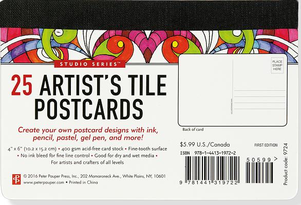 Artist Tile Postcards Cover Image
