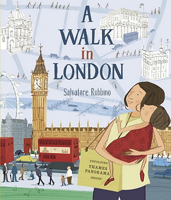 A Walk in London By Salvatore Rubbino, Salvatore Rubbino (Illustrator) Cover Image