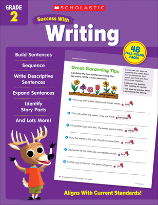 Scholastic Success with Writing Grade 2 Workbook Cover Image