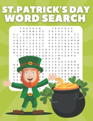 St. Patrick's Day Word Search: Puzzle Book for Kids and Adults By Lunar Rones Cover Image
