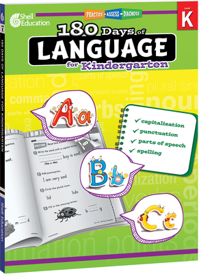 180 Days of Language for Kindergarten (180 Days of Practice) By Christine Dugan Cover Image
