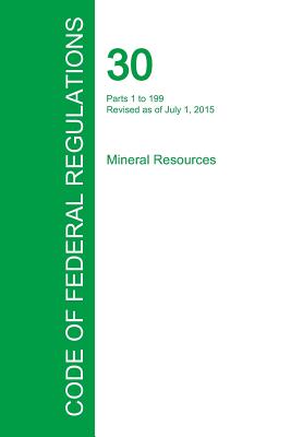 Code of Federal Regulations Title 30, Volume 1, July 1, 2015 Cover Image