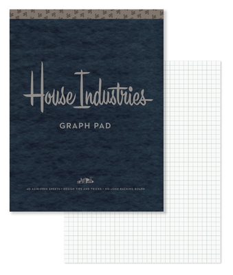 House Industries Graph Pad: 40 Acid-Free Sheets, Design Tips, Extra-Thick Backing Board