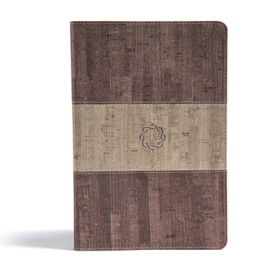 CSB Essential Teen Study Bible, Weathered Gray Cork LeatherTouch Cover Image