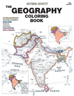 The Geography Coloring Book By Wynn Kapit Cover Image