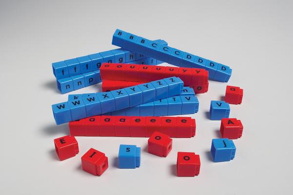 Unifix Letter Cubes: Consonant-Vowel-Consonant Set Cover Image