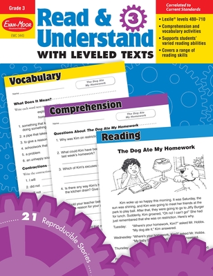 Read and Understand with Leveled Texts, Grade 3 Teacher Resource (Read & Understand with Leveled Texts) Cover Image