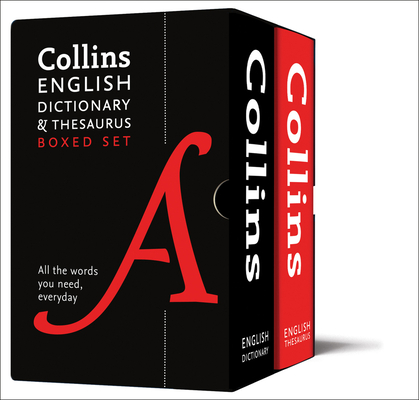 Collins English Dictionary and Thesaurus Boxed Set By Collins Dictionaries Cover Image