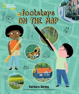 Footsteps on the Map By Barbara Kerley Cover Image